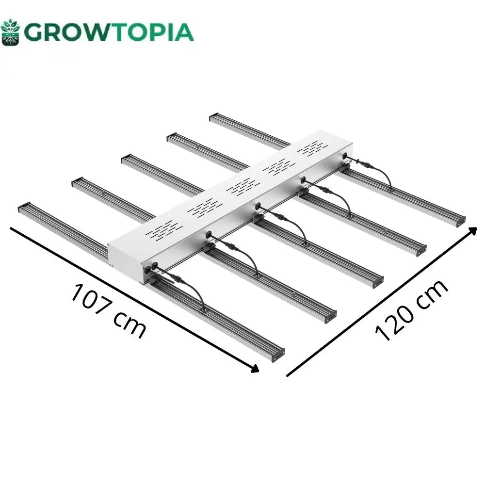 Painel De Led Quantum Bar Pl 400W Para Cultivo Indoor - Chip Samsung Lm301H E 660Nm Bivolt